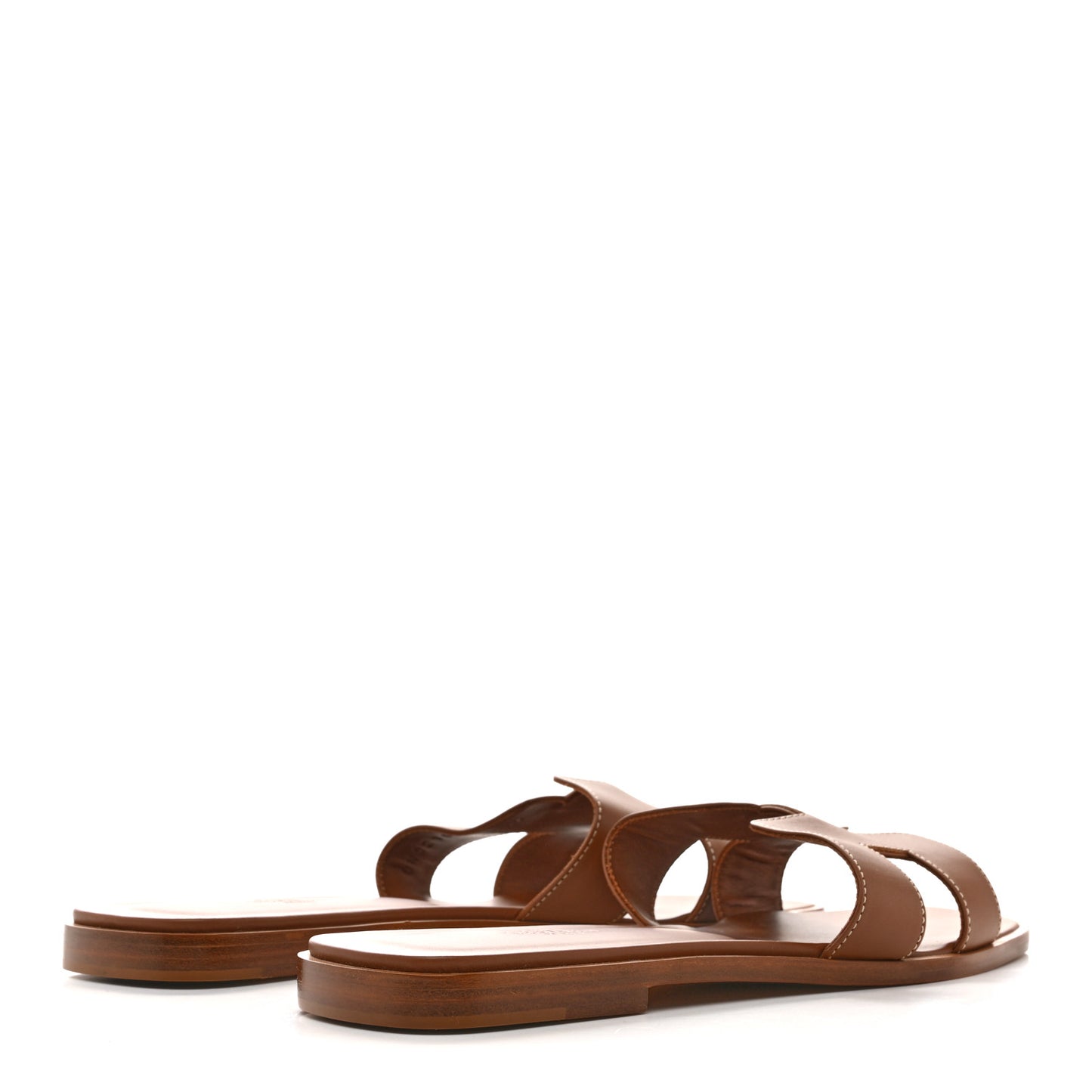 Box Calfskin Oran Sandals 41 Gold