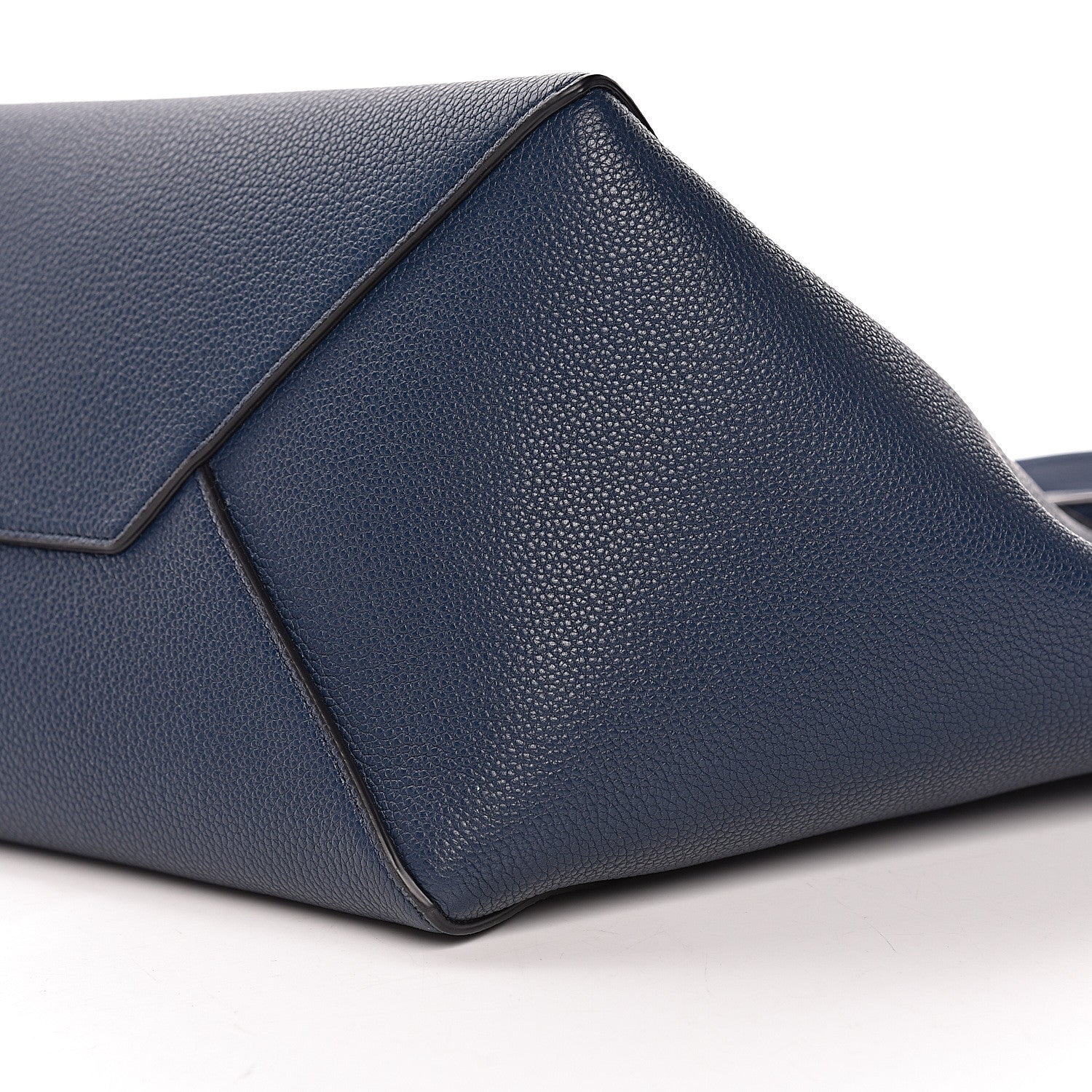 Celine Soft Grained Calfskin Small Belt Cabas Phantom Abyss Blue 11 of 12