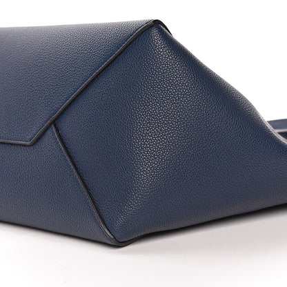 Celine Soft Grained Calfskin Small Belt Cabas Phantom Abyss Blue 11 of 12