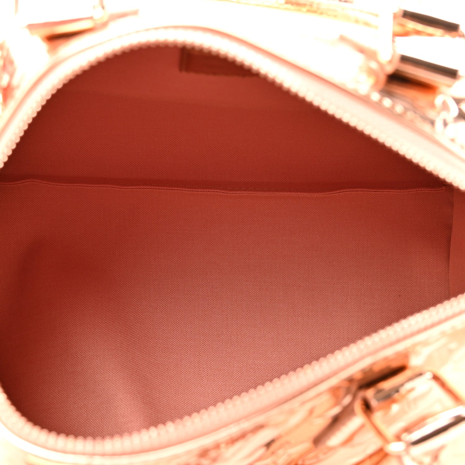 Louis Vuitton Monogram Miroir Speedy Bandouliere 25 Copper 1830445