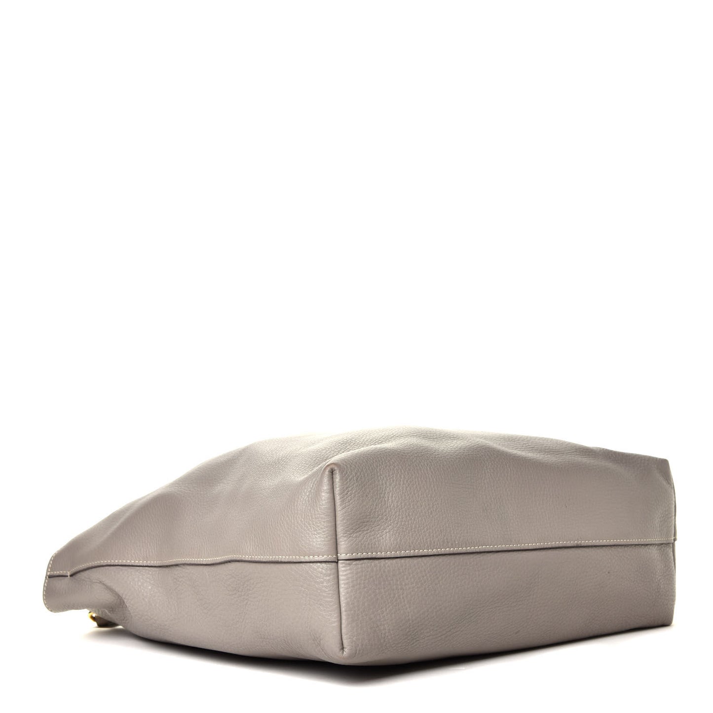 Vitello Daino Shopping Tote Argilla