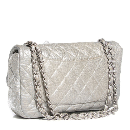 Chanel Calfskin Medium Ice Cube On the Rocks Flap Silver 3 of 8