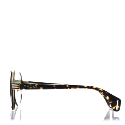 Gucci Acetate Aviator Sunglasses GG0447S Tortoise 3 of 9