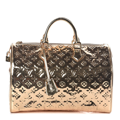 Louis Vuitton Monogram Miroir Speedy 35 Gold 1 of 9