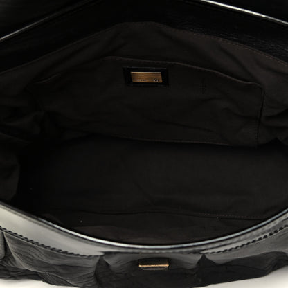 Fendi Nappa Patent Large B Bag Black 4 of 4