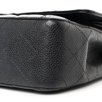 Chanel Caviar Quilted Medium Double Flap Black 10 of 10