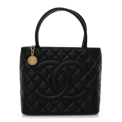 Chanel Caviar Quilted Medallion Tote Black 1 of 11