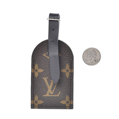 Louis Vuitton Monogram Luggage Tag Black 2 of 3