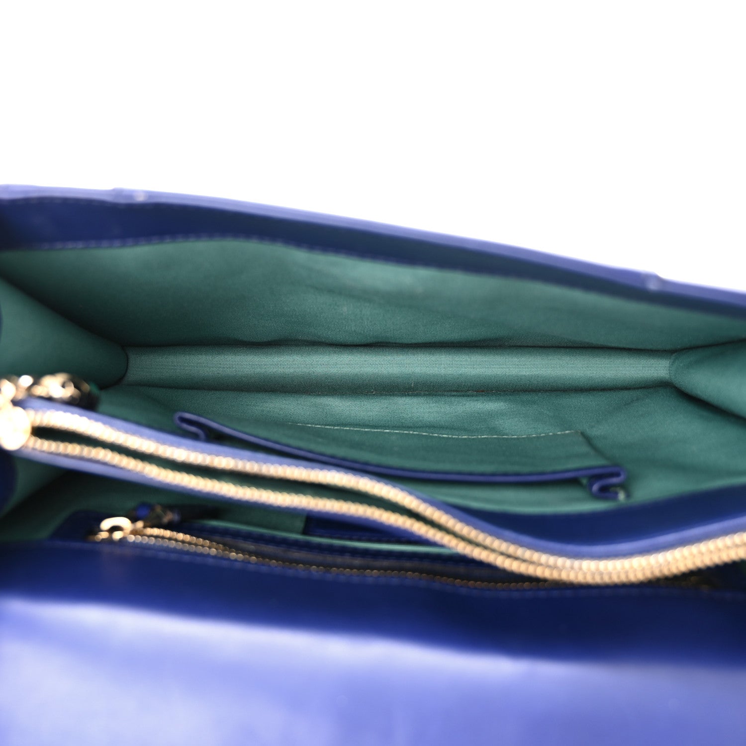 Bulgari Calfskin Serpenti Forever Shoulder Bag Navy 5 of 14