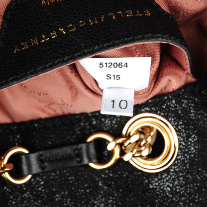 Stella McCartney Shaggy Deer Mini Falabella Backpack Black 9 of 9