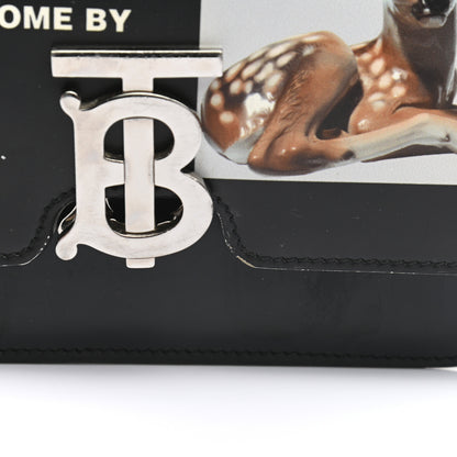 Burberry Calfskin Montage Print Small TB Bag Black 20 of 22