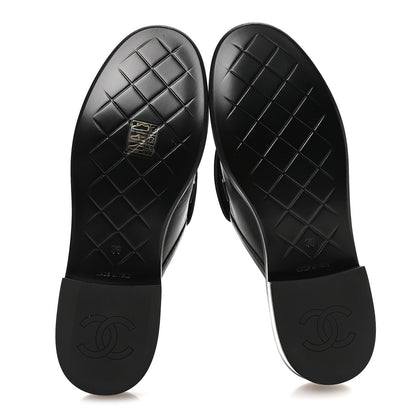 Chanel Lambskin Quilted CC Turnlock Mules 36 Black 6 of 9