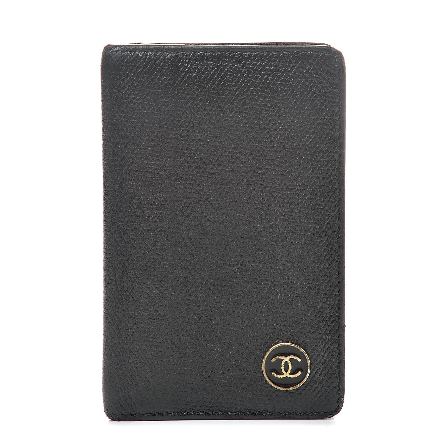 Chanel Calfskin Card Holder Wallet Black 1 of 13