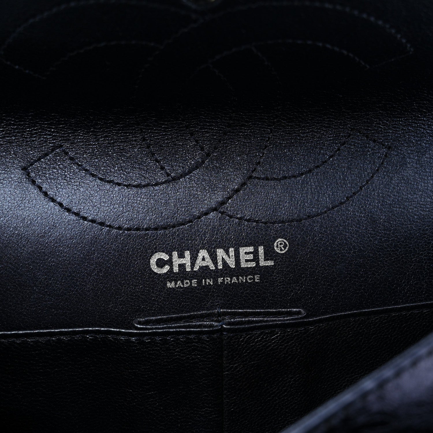 Chanel Metallic Aged Calfskin Quilted 2.55 Reissue 226 Flap Dark Navy Blue 6 of 10