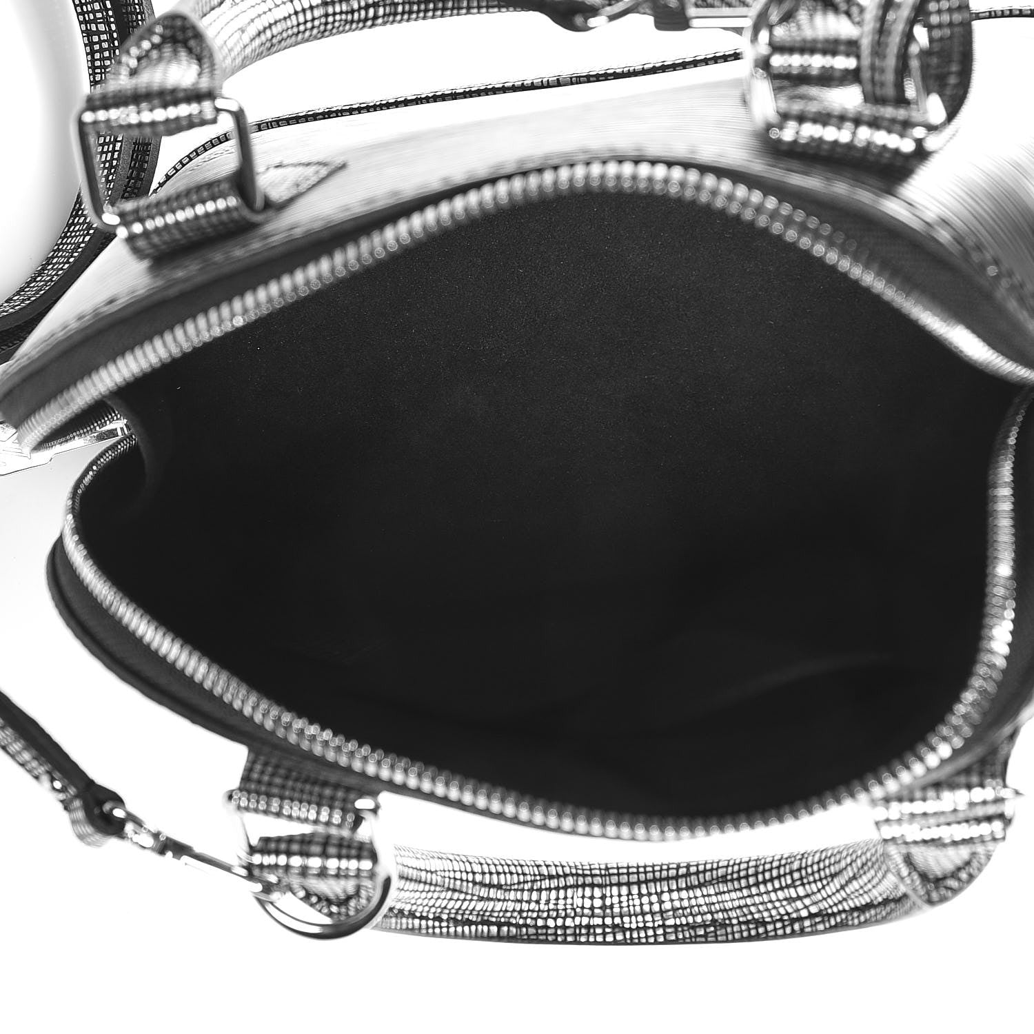 Louis Vuitton Epi Alma BB Platine 5 of 7