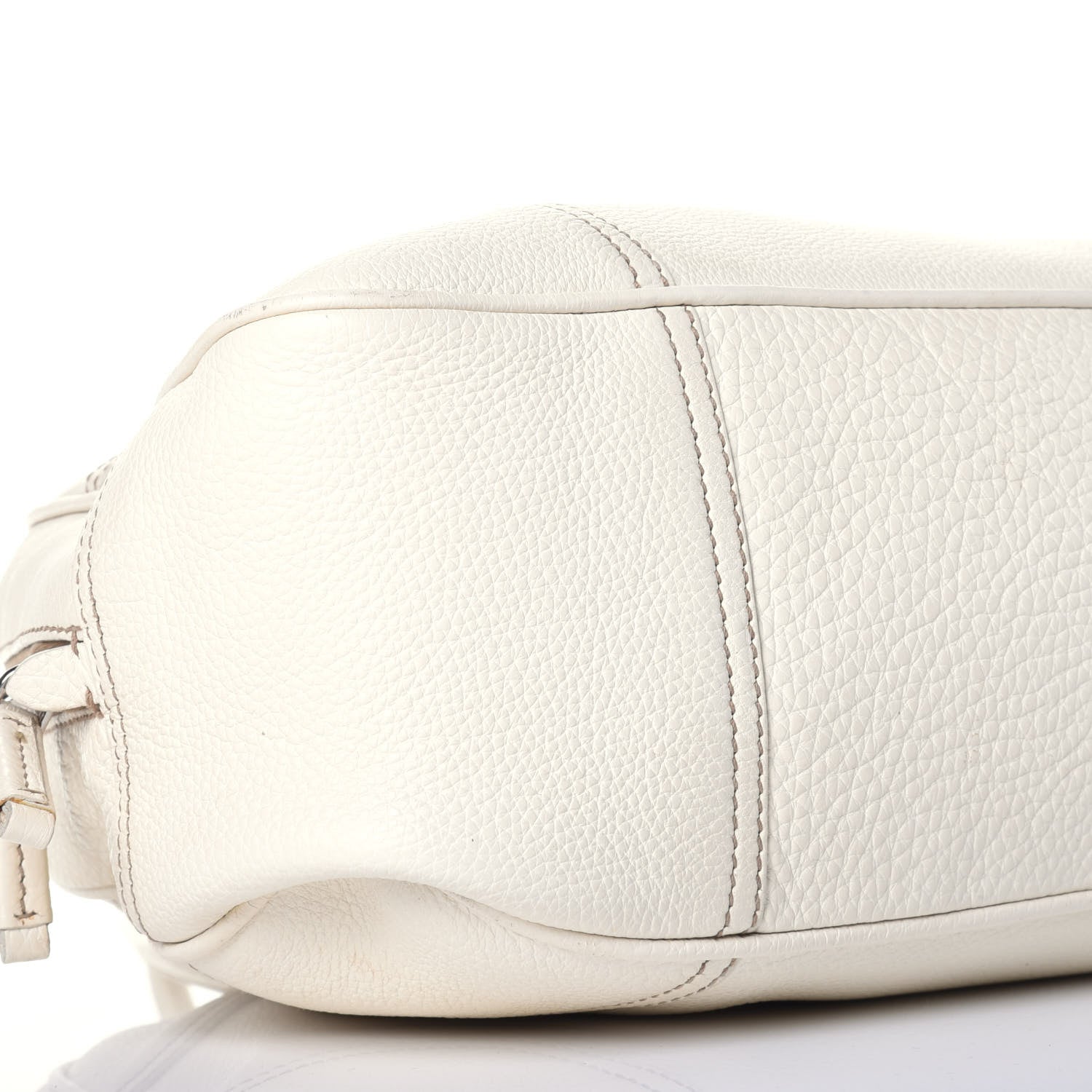 Prada Vitello Phenix Bowling Bag White 7 of 8
