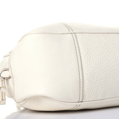 Prada Vitello Phenix Bowling Bag White 7 of 8