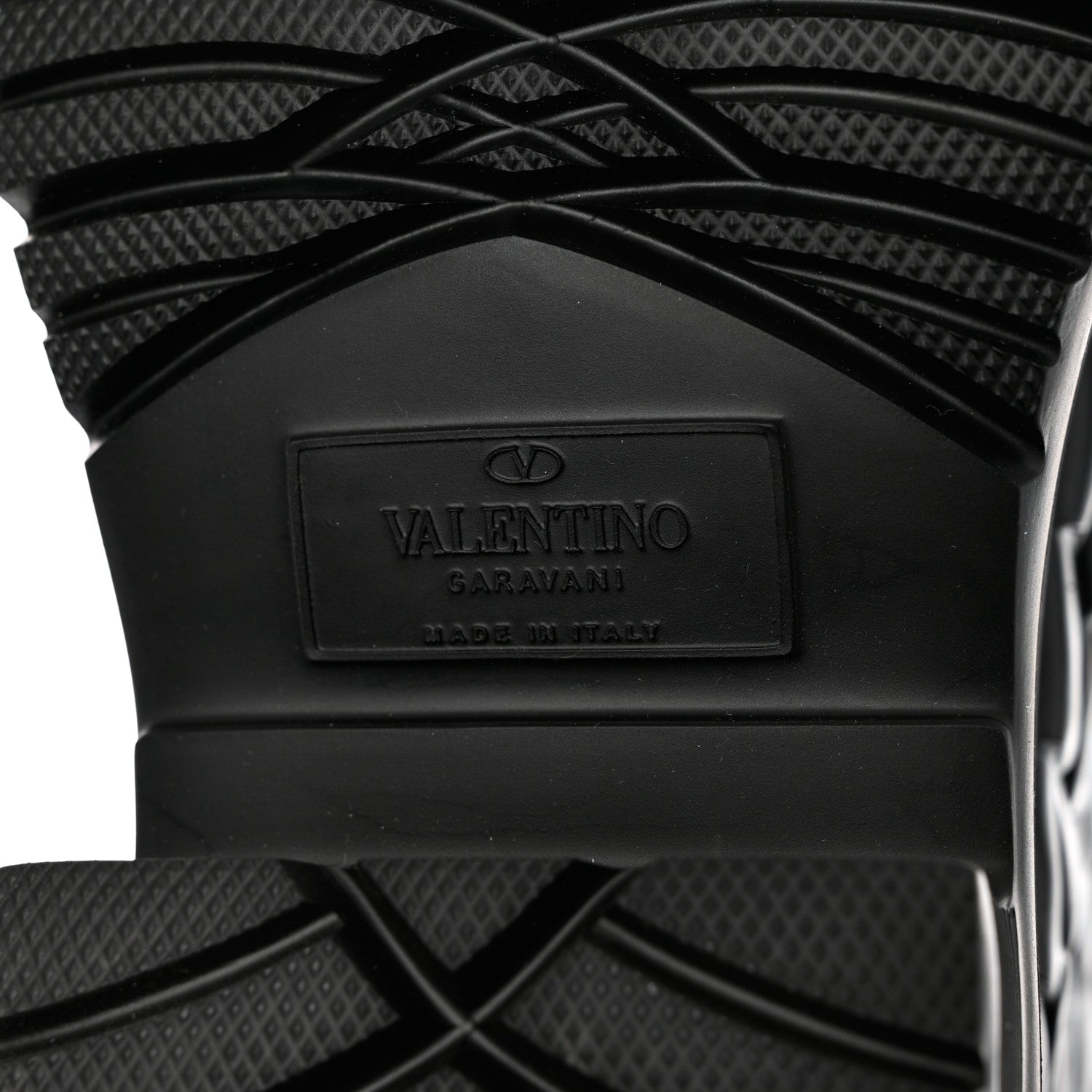 Valentino Garavani Rubber Atelier 03 Rose Edition 30/50mm Tall Rainboots 38 Black 7 of 10
