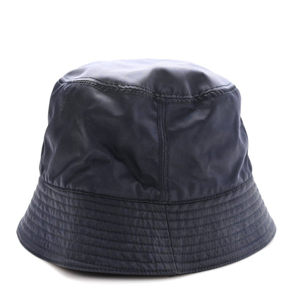 Prada Re-Nylon Metal Triangle Logo Womens Bucket Hat XL Black 6 of 9