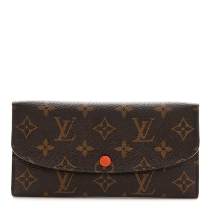 Louis Vuitton Monogram Emilie Wallet Poppy 1 of 7