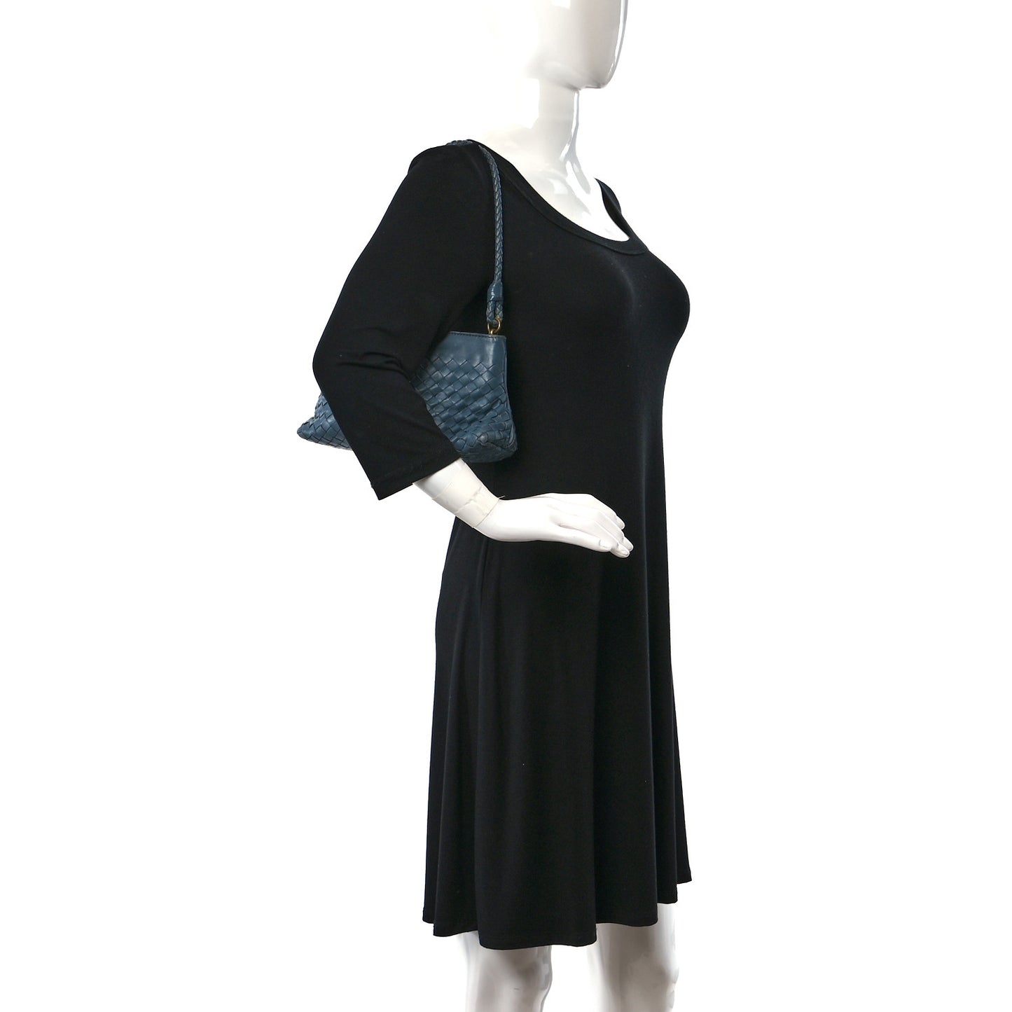 Nappa Intrecciato Mini Shoulder Bag Krim