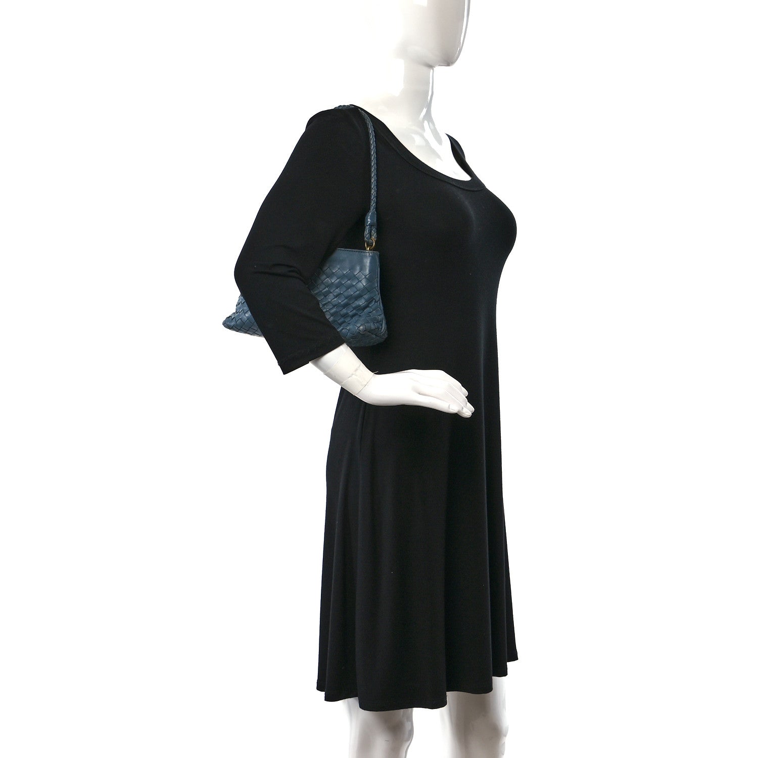 Bottega Veneta Nappa Intrecciato Mini Shoulder Bag Krim 2 of 11