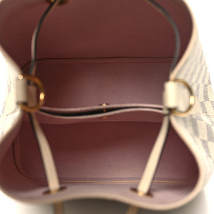 Louis Vuitton Damier Azur Braided Neonoe BB Pink 5 of 10