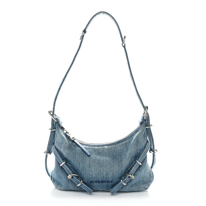 Givenchy Washed Denim Mini Voyou Boyfriend Party Bag Medium Blue 1 of 10