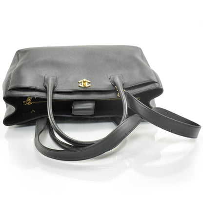 Chanel Caviar Cerf Executive Shopper Tote Black GHW 5 of 11