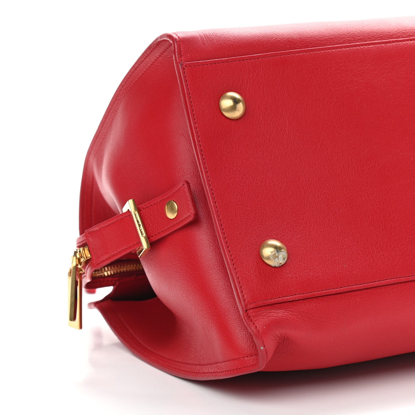 Calfskin Medium Classic Y Cabas Red
