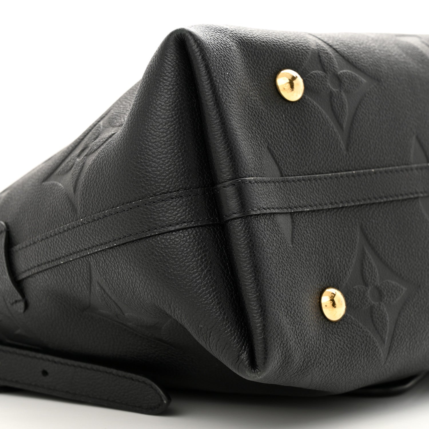 Louis Vuitton Empreinte Monogram Giant CarryAll MM Black 9 of 14