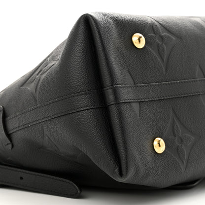 Louis Vuitton Empreinte Monogram Giant CarryAll MM Black 9 of 14