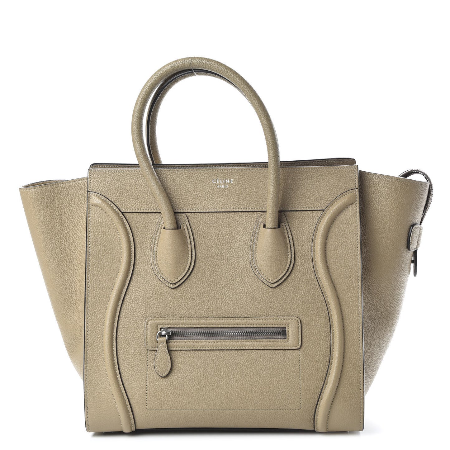 Drummed Calfskin Mini Luggage Dune