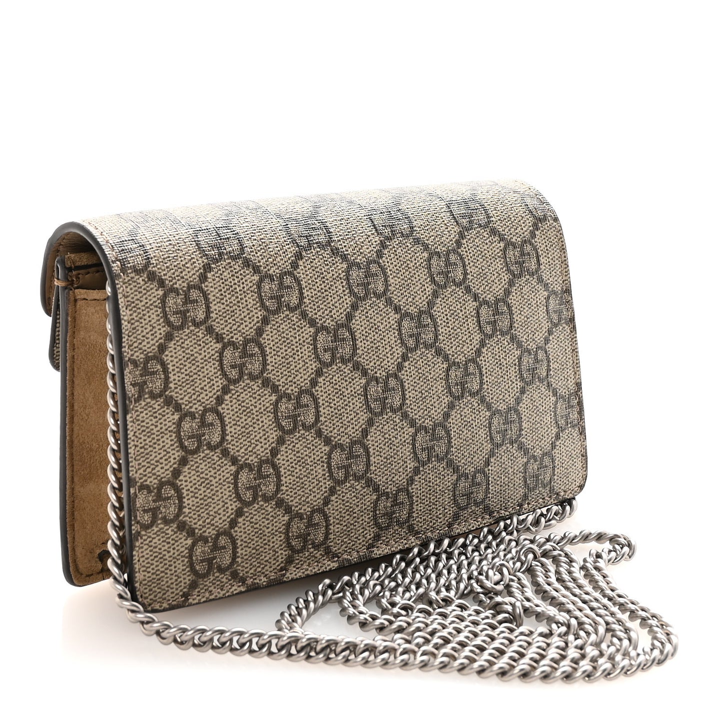 GG Supreme Monogram Super Mini Dionysus Shoulder Bag Taupe