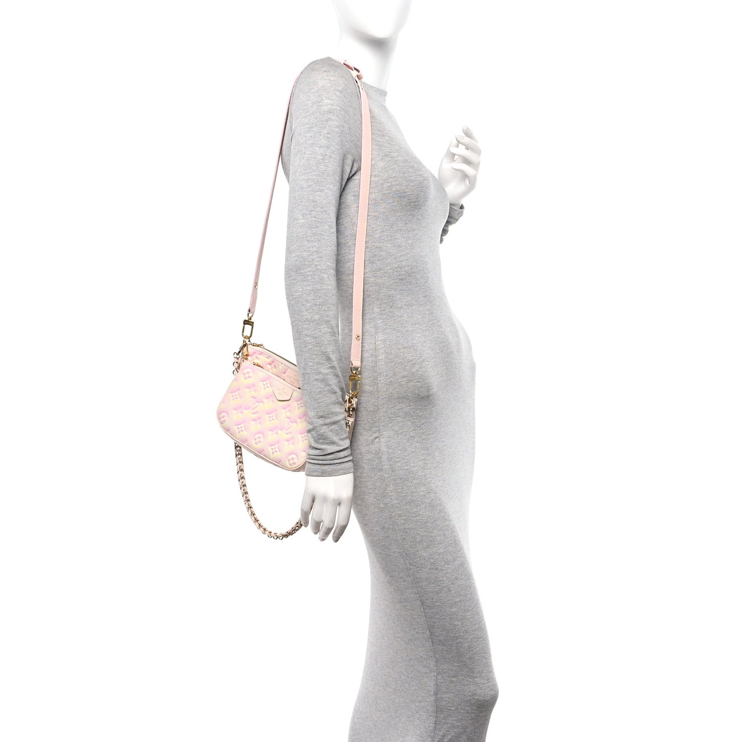 Empreinte Monogram Summer Stardust Multi Pochette Accessories Pink