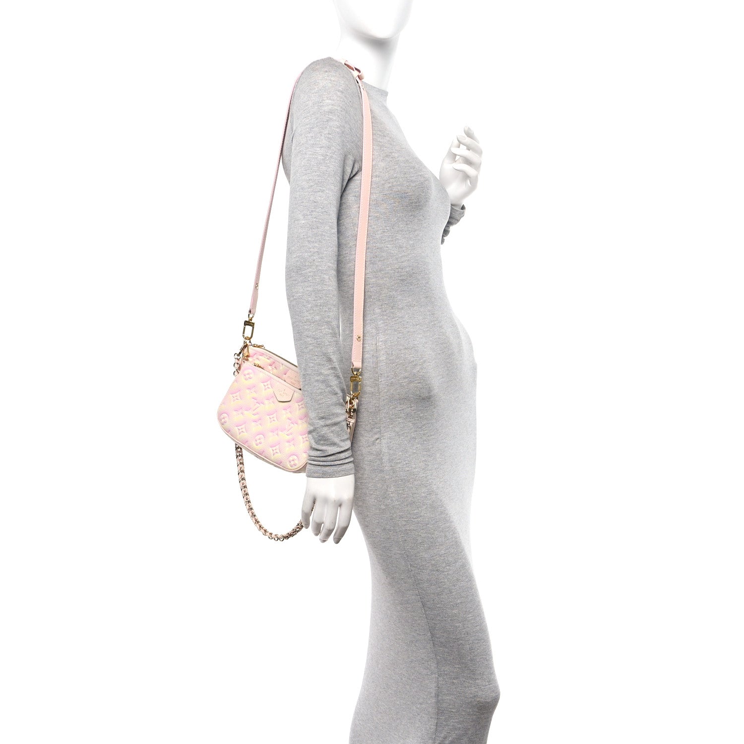 Louis Vuitton Empreinte Monogram Summer Stardust Multi Pochette Accessories Pink 2 of 11