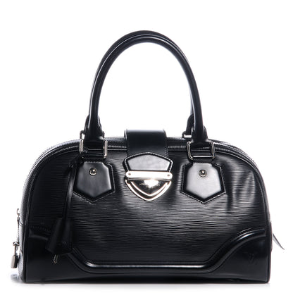 Louis Vuitton Epi Bowling Montaigne GM Black 1 of 9