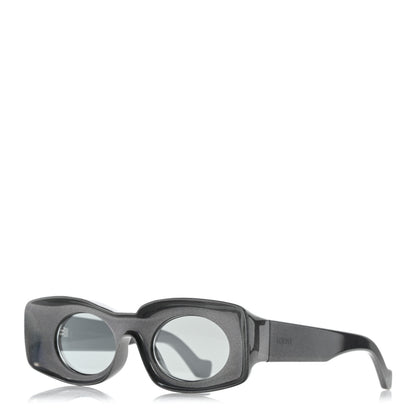 Loewe Acetate Paula's Ibiza Original Sunglasses LW40033I Black Sparkle Blue Mirror 1 of 7