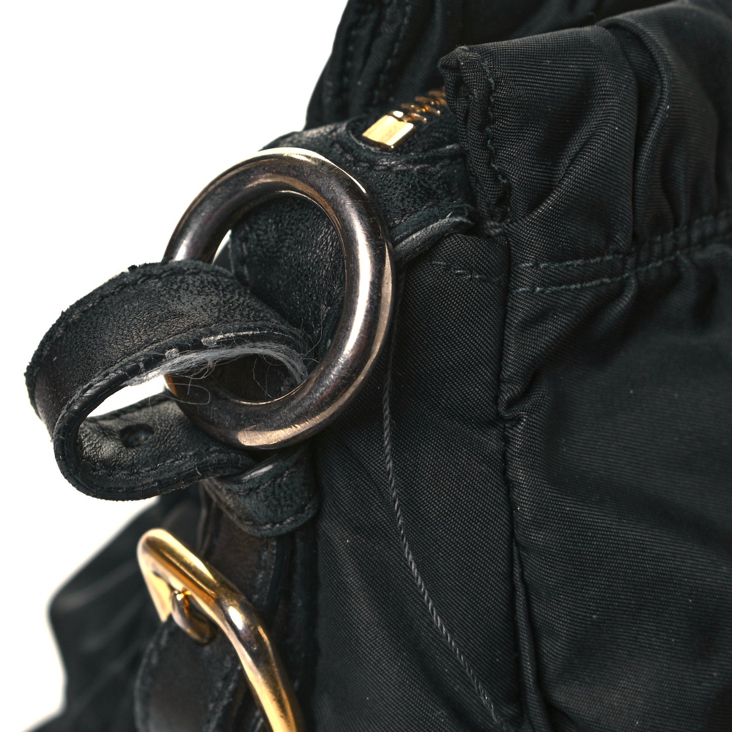 Tessuto Nylon Gaufre Tote Black