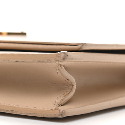 Saint Laurent Smooth Calfskin Classic Monogram Kate Tassel Chain Wallet Light Natural 10 of 13