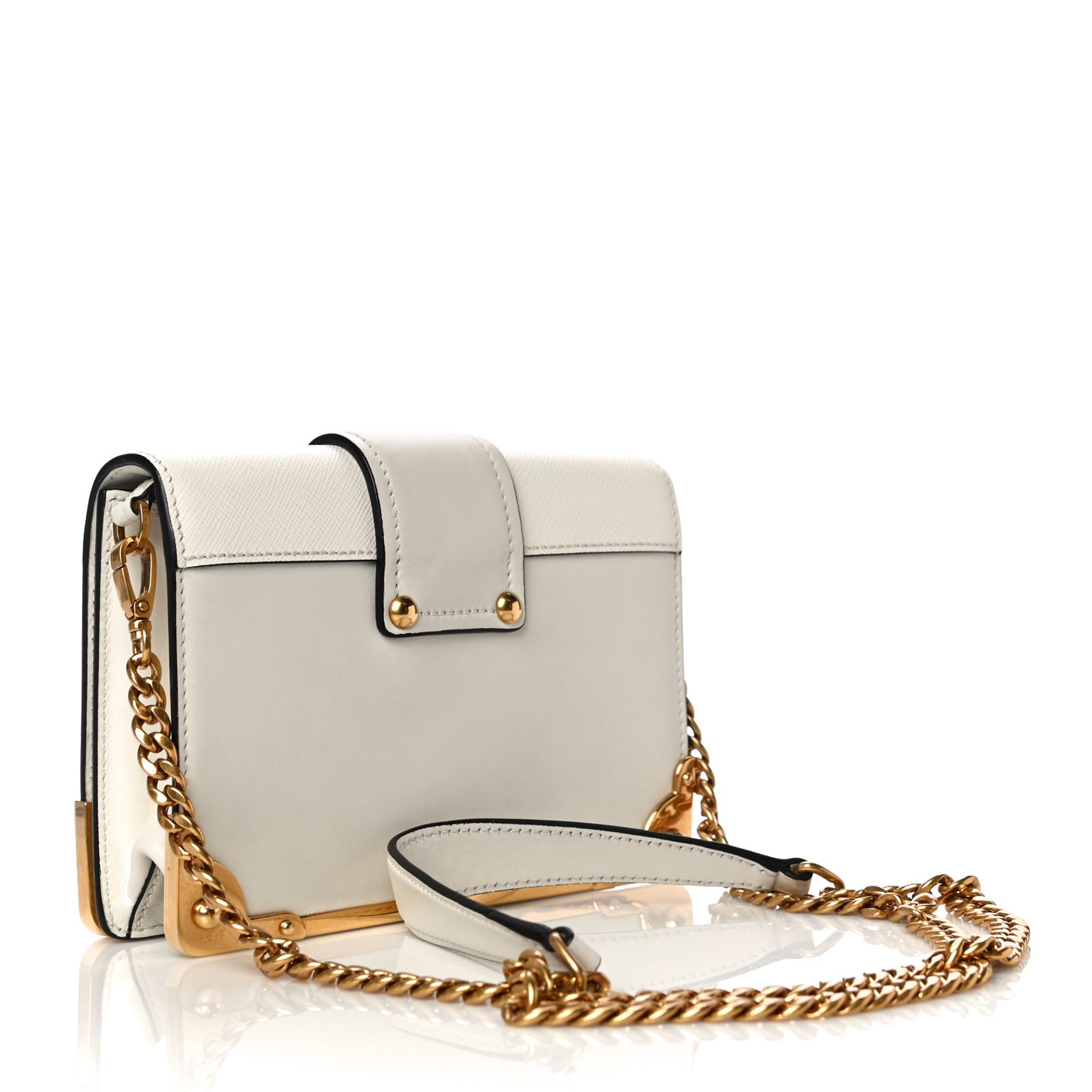 City Calfskin Saffiano Cahier Bag Talco