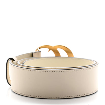 Gucci Calfskin Double G 40mm Belt 70 28 Mystic White 2 of 9