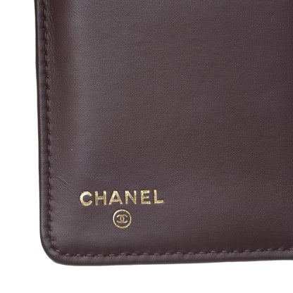 Chanel Caviar Quilted Yen Wallet Black 6 of 8
