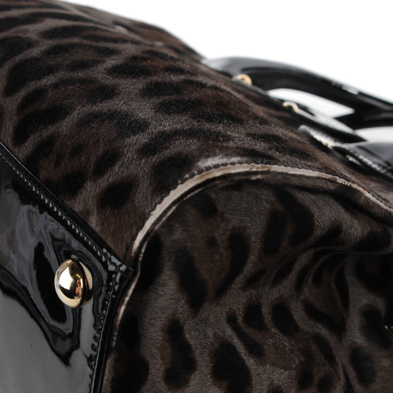 Jimmy Choo Calf Hair Leopard Print Medium Rosalie Satchel 4 of 14