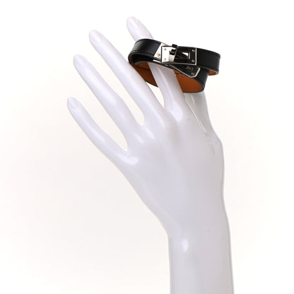 Hermes Swift Kelly Double Tour Bracelet S Black 2 of 5