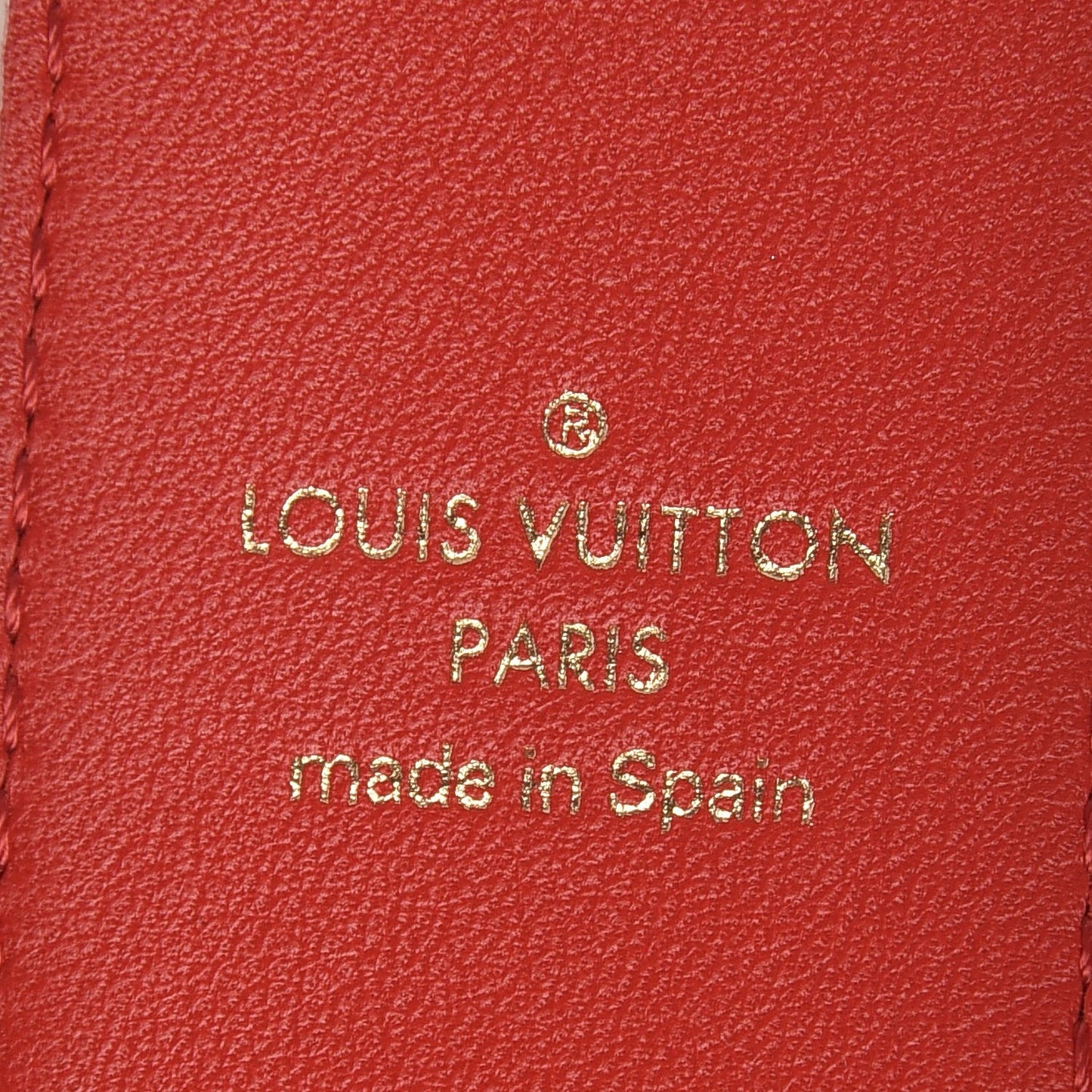 Monogram Bandouliere Shoulder Strap Red