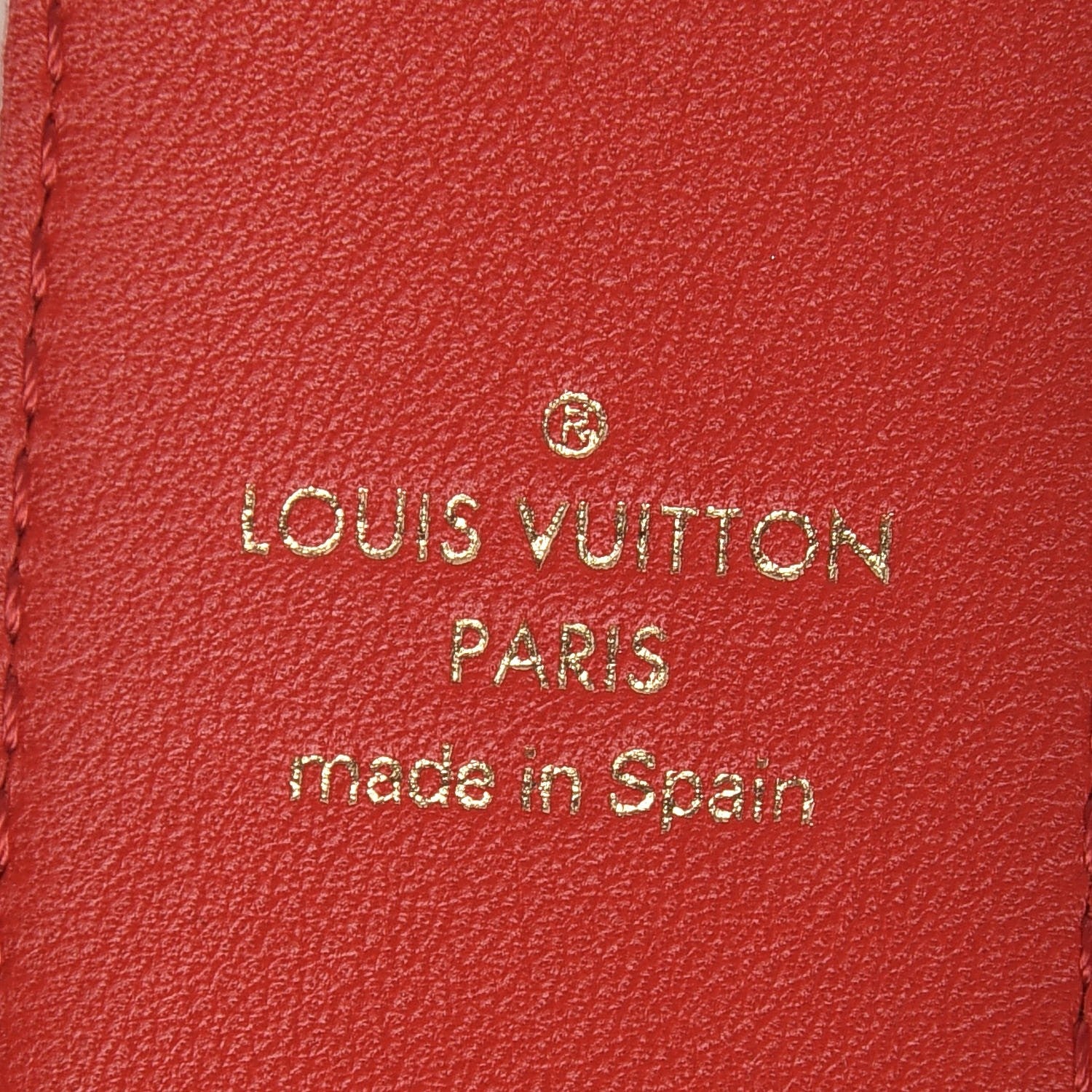 Louis Vuitton Monogram Bandouliere Shoulder Strap Red 4 of 6