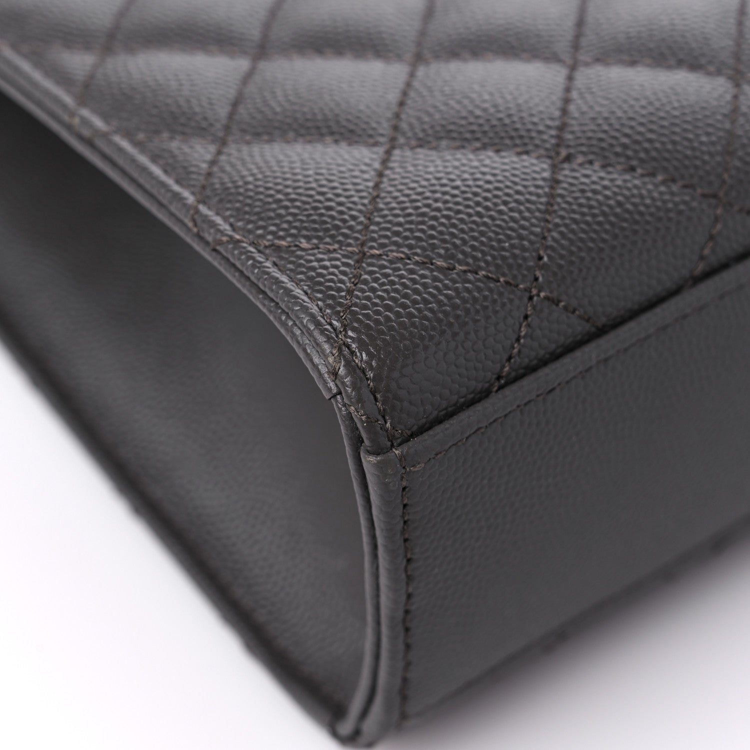 Saint Laurent Grain De Poudre Textured Mixed Matelasse Large Triquilt Monogram Satchel Earth 8 of 13