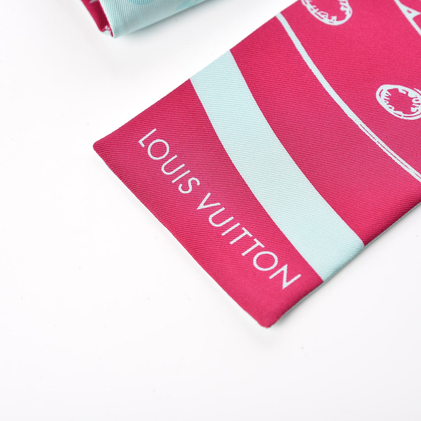 Silk Monogram Trunkit Bandeau Framboise