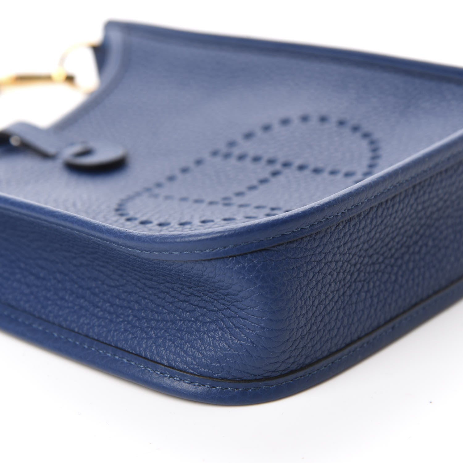 Hermes Taurillon Clemence Evelyne TPM Deep Blue 6 of 11